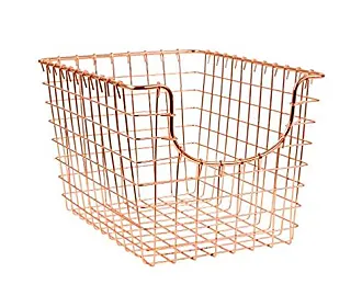 Interdesign Bronze York Lyra Under Shelf Basket