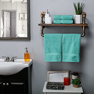 dark turquoise bathroom accessories