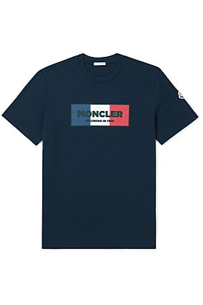 Moncler - Men - Logo-Appliquéd Shell-trimmed Cotton Sweater Blue - L