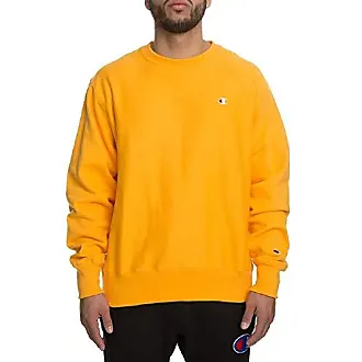 Champion sweatshirt yellow mens best sale