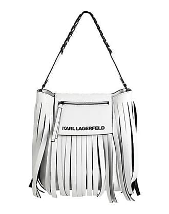 Maletín K/Monogram de Karl Lagerfeld de color Blanco Mujer Bolsos de Equipaje y maletas de 