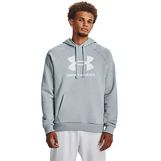 Logo Hoodies  Embroidered Under Armour Men's Royal Hustle Fleece