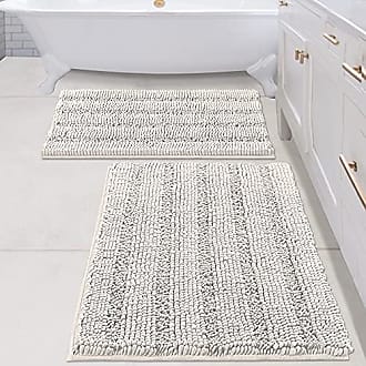 Ashler Runners Bathroom Rugs Long Non Slip Bathroom Rug Sets 2 Piece, Water  Absorbing Bath Mat Ultra Soft Shower Rugs, Plush Machine Wa