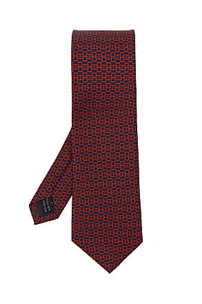 Salvatore Ferragamo Silk Tie Mens Red