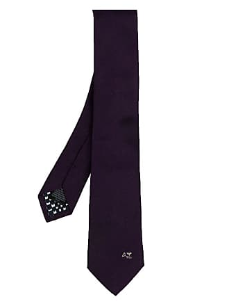 Lanvin 7cm Silk-Grenadine Tie - Men - Dark Purple Ties