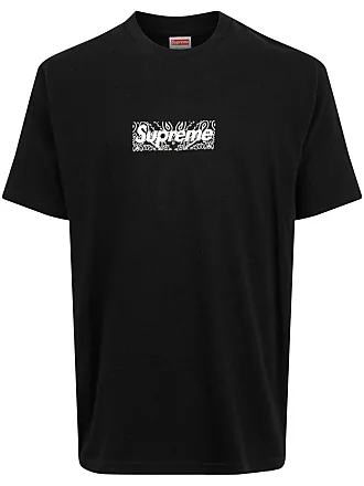 SUPREME Bandana Box Logo T-shirt - men - Cotton - M - Black