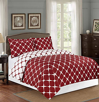 Swift Home Reversible Down Alternative Microfiber Bedding Burgundy