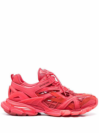 Balenciaga Runner Graffiti Sneakers in Red for Men
