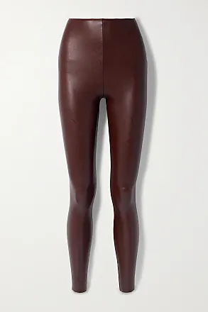 ZPDHY Women Leather Pants,Skinny Leather Pants,Pu Faux Leather Pants Womens Dark  Red Leather Pants Womens Butt Lift Vintage Clothing : Amazon.nl: Fashion