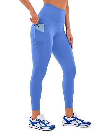 CRZ YOGA Women's Naked Feeling Leggings Squat Proof High Waist Yoga Pants  Running Sports Tights With Pocket, 6, Black - R427 : : Fashion