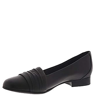 Black Clarks Women's Leather Slip-On Shoes | Stylight