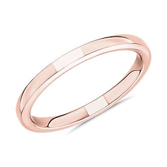 Blue Nile Skyline Comfort Fit Wedding Ring in 14k Rose Gold (2mm)