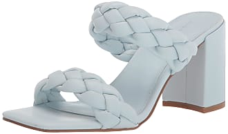 Madden Girl Womens Dixcy Heeled Sandal, Powder Blue, 9.5