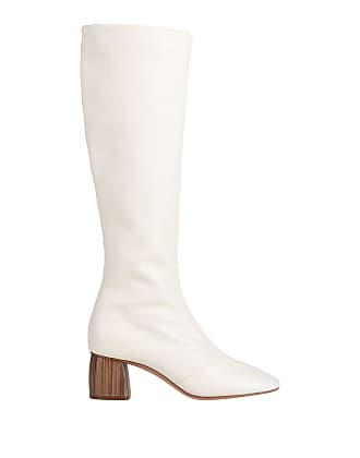 Bottes Cuir Forte Forte en coloris Blanc Femme Chaussures Bottes Bottes hauteur genou 