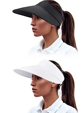 SATINIOR 10 Pieces Sports Sun Visor Hats Adjustable Visor Cap