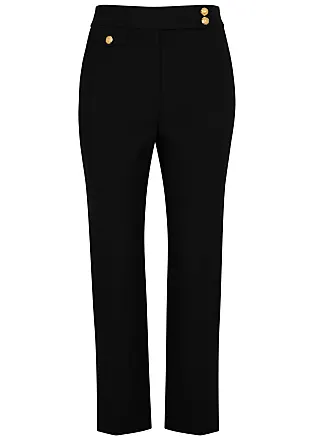 JACQUARD TROUSERS - Black / White