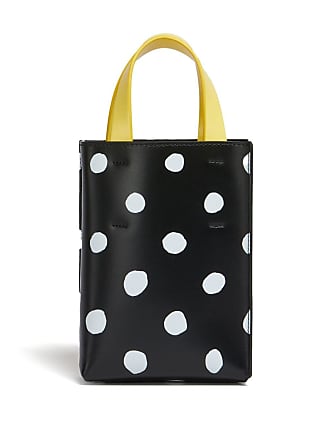 Women's Patent Leather Tropicalia Bucket Bag With Polka-dot Pattern by  Marni