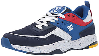 DC Mens E.TRIBEKA SE Skate Shoe, Black/Blue/red, 7 M US