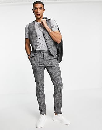 topman check suit