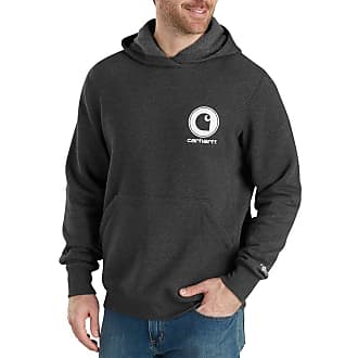 Carhartt Mens Size Big & Tall Force Delmont Signature Graphic Hooded Sweatshirt 