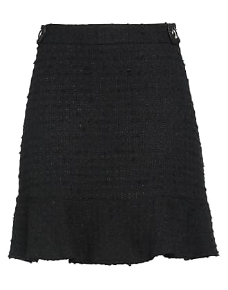 PINKO Girino basket-weave fringed miniskirt - Black