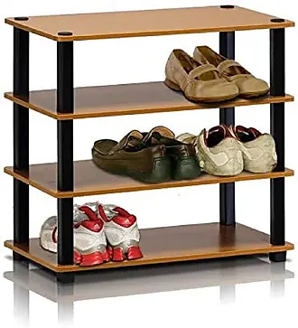 VASAGLE 3-Tier Shoe Rack Bench 39.4” Long 12 Pair of Shoes Shelves