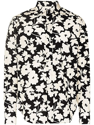 Tom Ford floral-print shirt - men - Cupro/Cotton - 39 - Black