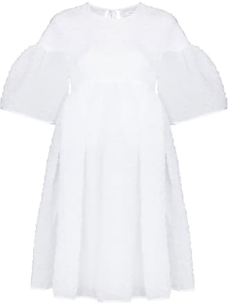 Cecilie Bahnsen Cecilie empire-line flared dress - women - Cotton/Polyamide/PolyesterCupro/Polyester - 10 - White