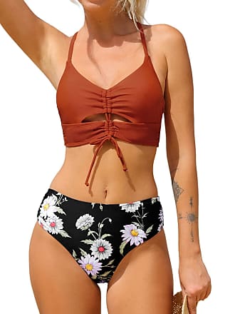  CUPSHE Bikini Set for Women Two Piece Swimsuit Floral