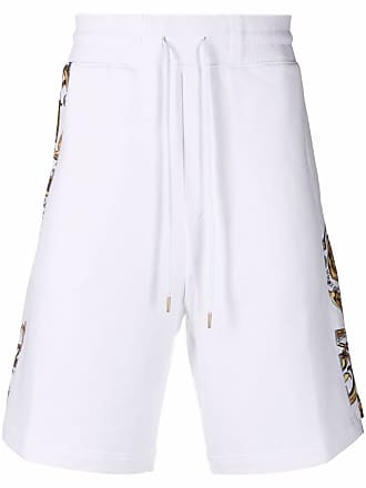 Versace Jeans Couture Barocco-print drawstringshorts - men - CottonCotton - L - White