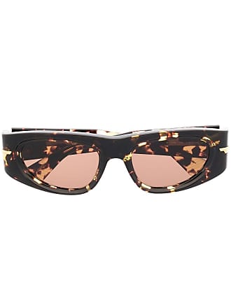 Bottega Veneta Eyewear BV1144S Geometric Cat-Eye Sunglasses - Black