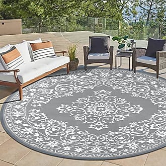  HEBE Outdoor Rug 4'x6'Waterproof Patio Mat Clearance