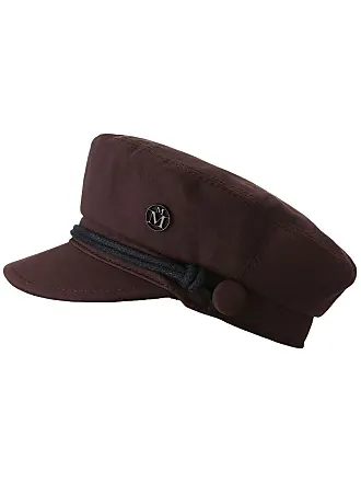 Maison Michel, Maison Michel Cappello baker boy New Abby - Marrone