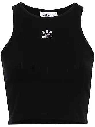 Adidas Trefoil-embroidered Corset Top - Farfetch