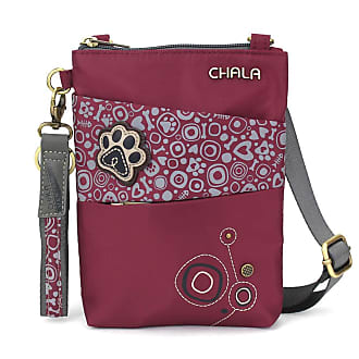 Chala Group Chala Handbags Red Rose Wallet Crossbody Handbag, Convertable  Strap, 5.25 inchw x 7.5 inchh x 1.5 inchd, Burgundy