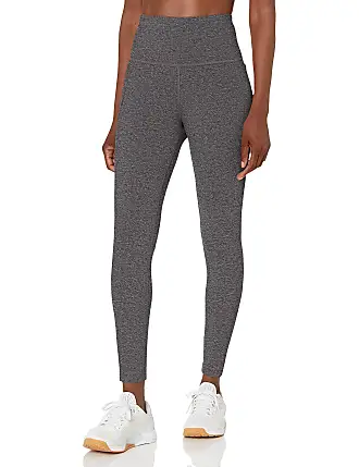 Lux High-Waisted Colorblock Leggings in Boulder grey