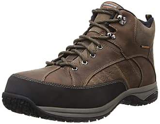 Dunham Mens Lawrence Steel Ankle Boot, Dark Brown s, 7.5 X-Wide