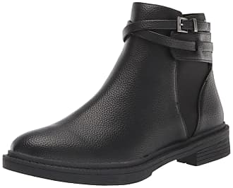 Kenneth Cole Reaction Womens Wind Lug Buckle Ankle Boot, Black, 5.5