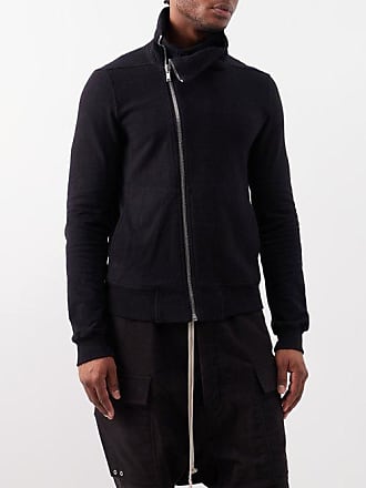 Rick Owens Jumbo Peter Cotton-jersey Bomber Jacket in Black for Men