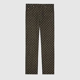 Gucci Jumbo GG Canvas Pant, Size 46 It, Black, Ready-to-wear