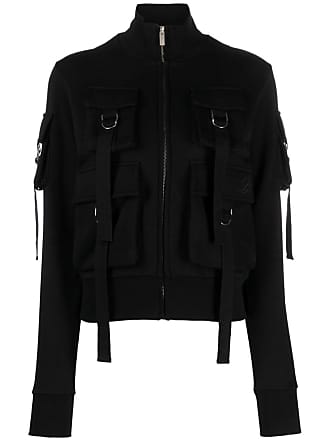 Blumarine Giacca shearling-trim Leather Jacket - Farfetch