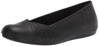 Easy Street Womens Ballet Flat, Black, 7.5 Narrow