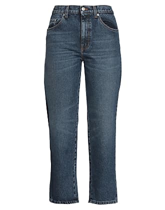 Damen Bekleidung Jeans Schlagjeans Alexander McQueen Denim High-Rise Jeans in Blau 