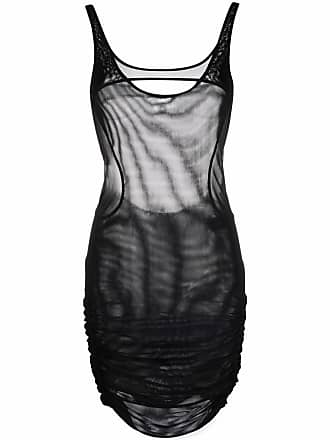 MUGLER open-back fitted mini dress - women - Polyamide/Spandex/Elastane - 40 - Black