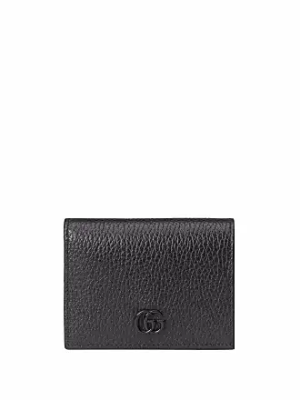 GG Marmont keychain wallet in black leather