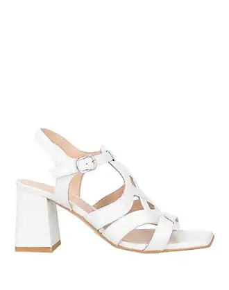 White Heeled Sandals: Sale up to −42%