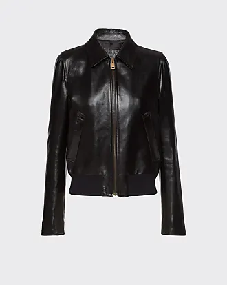 Prada Leather Jackets Sale at 2 700.00 Stylight