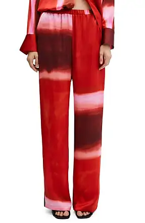 Mango Ruffle Tie Chiffon Maxi Dress At Nordstrom in Red