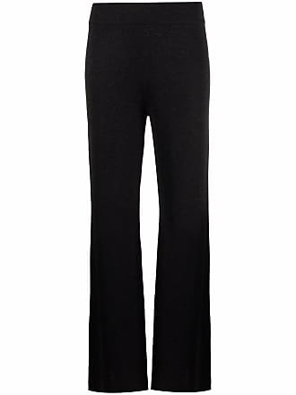 Alice & Olivia Charlize metallic wide-leg trousers - women - Polyester/Wool/Elastane - M - Black