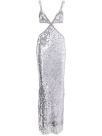 Retrofete Dionne Dress - Silver / Nude L